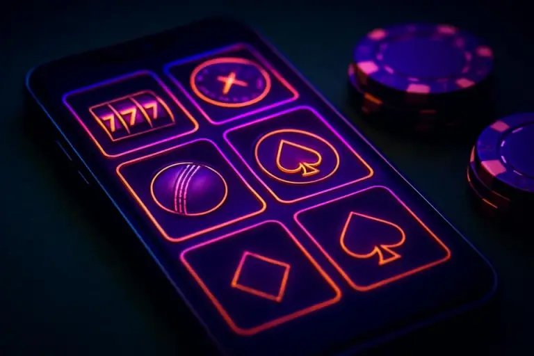 C880 app lobby with slots, roulette and sports tiles on a phone