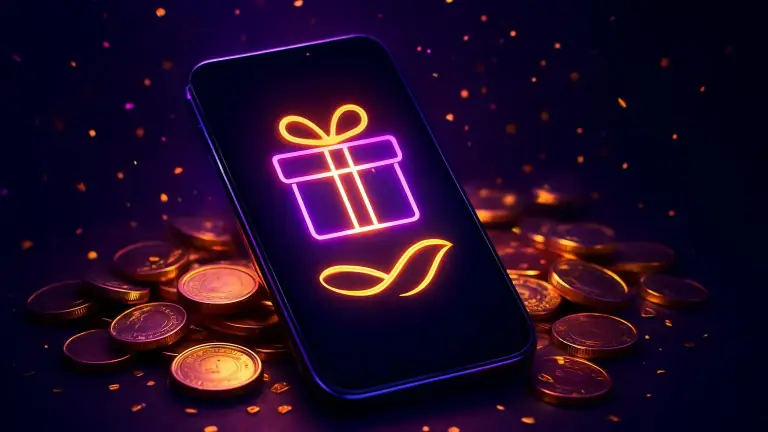 Player checking C880 promotions and welcome bonus on a smartphone